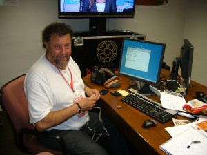 Javier Iriarte trabajando en la OIP_Foto OIP