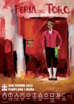 Cartel de la feria taurina de San Fermín